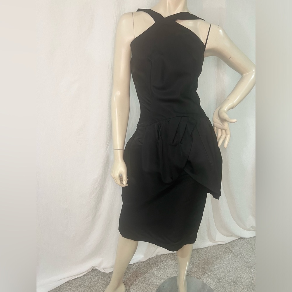 Vintage 1950’s Couture Black Cocktail Richard DuPuis for Neal of California